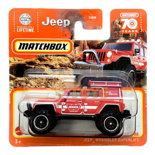 MATCHBOX kisautó Jeep Wrangler Superlift HLD28 Mattel