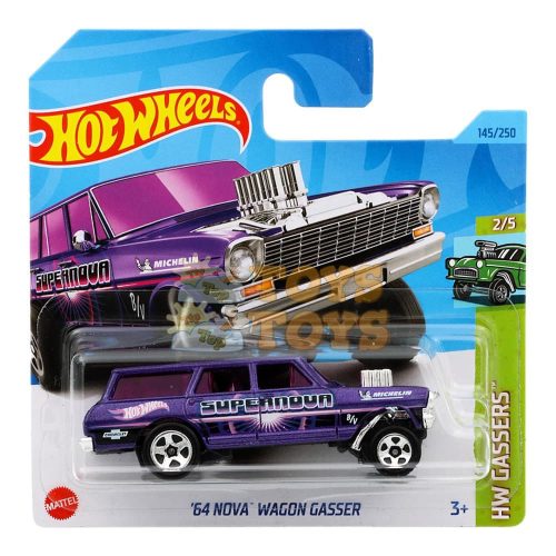 Hot Wheels kisautó 64 Nova Wagon Gasser HKH63