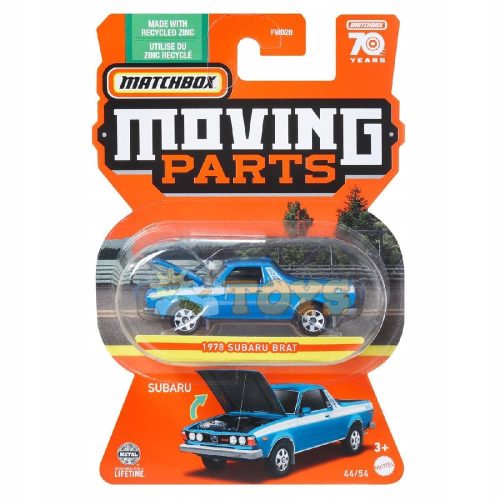 MATCHBOX kisautó 1978 Subaru Brat HLG29 mozgó alkatrészek