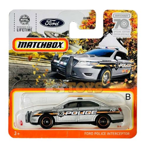 MATCHBOX kisautó Ford Police Interceptor HLD04 Mattel