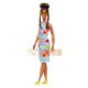 Barbie Fashionista baba színes ruhában, szemüveggel HJT07 #210