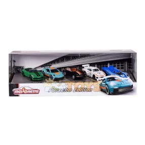   majorette 5 darab Kisautóból álló Porsche Edition különböző modellek