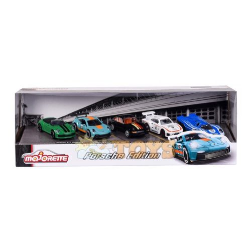 majorette 5 darab Kisautóból álló Porsche Edition különböző modellek