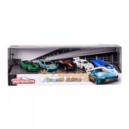 majorette 5 darab Kisautóból álló Porsche Edition különböző modellek