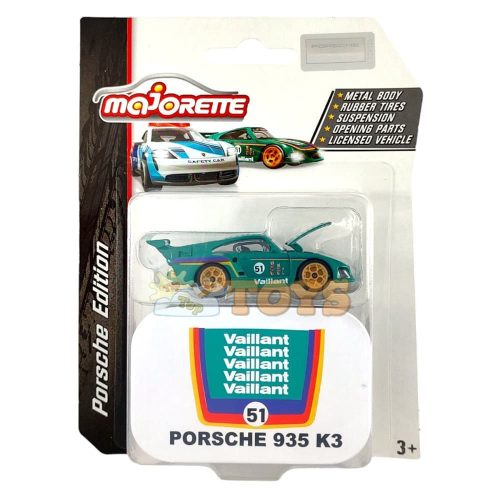 majorette Porsche 935 K3 Vaillant Porsche Edition Kisautó