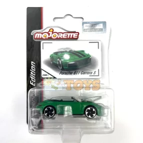 majorette Porsche 911 Carrera S zöld kisautó