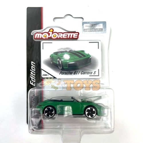 majorette Porsche 911 Carrera S zöld kisautó