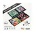 TipTopTOYS 5 az 1-ben Társasjátékok Mágneses sakk és Backgammon 6856A