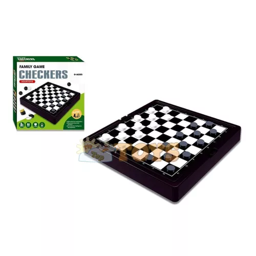 TipTopTOYS Dámajáték S2202-7 mágneses dáma társasjáték
