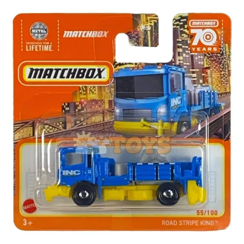MATCHBOX Metal Truck Road Stripe King HLC95