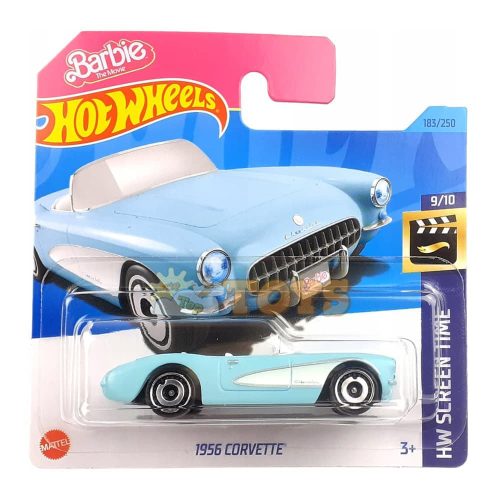 Hot Wheels kisautó 1956 Corvette Barbie HKK87 kék