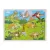 Süllyesztett fa puzzle Dinosaurs A-7002 - 7 darab