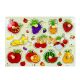 Süllyesztett fa puzzle Fruits A-3016 - 11 db