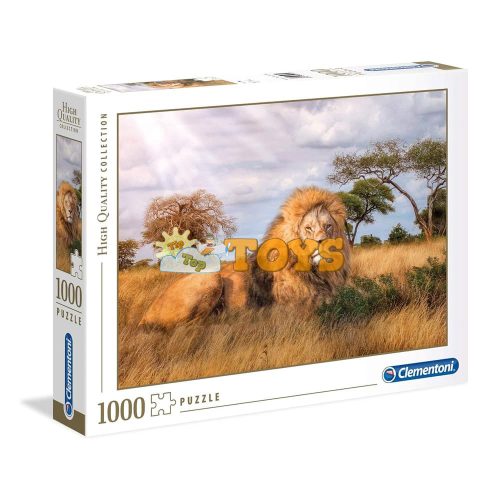 Clementoni Puzzle 1000 darabos állatok királya 39479 Kiváló minőség