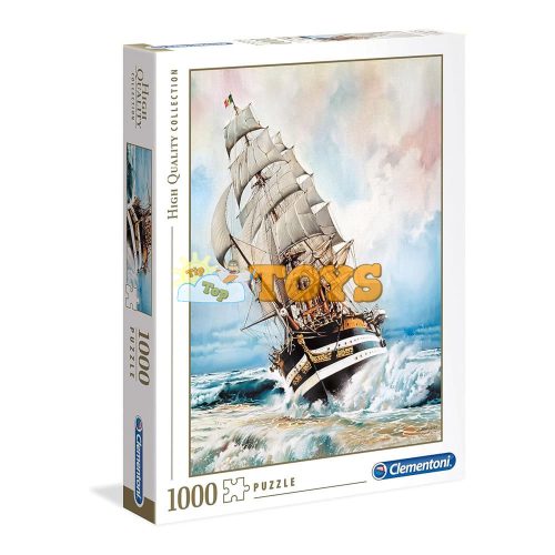 Clementoni Puzzle 1000 darab Az Amerigo Vespucci hajó 39415