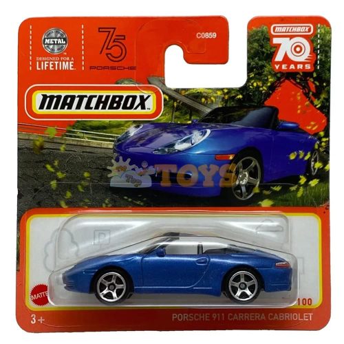 MATCHBOX kisautó Porsche 911 Carrera Cabriolet HLD16