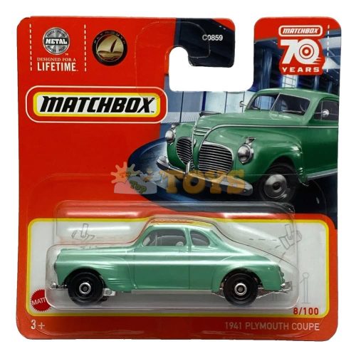 MATCHBOX kisautó 1941 Plymouth Coupe HLC49 Mattel
