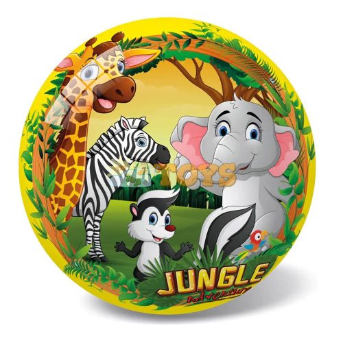 Gumilabda gyerekeknek Jungle Adventure 14cm felfújható
