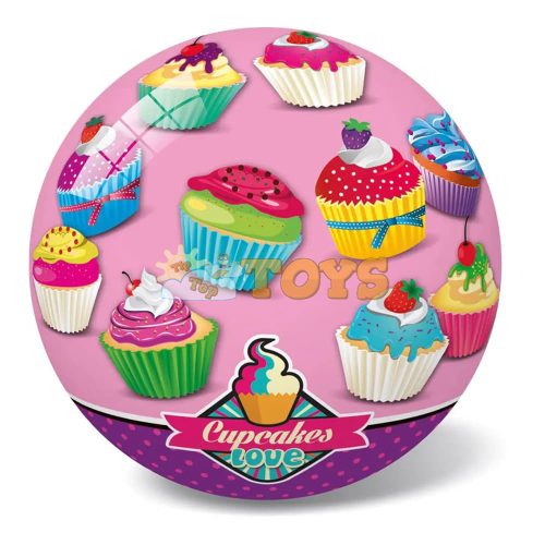 Gumilabda gyerekeknek Muffin Cupcakes love 23cm felfújható