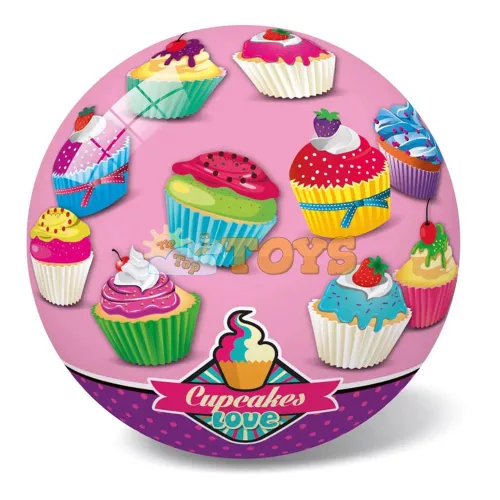 Gumilabda gyerekeknek Muffin Cupcakes love 23cm felfújható