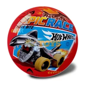 Gumilabda gyerekeknek Hot Wheels 23cm Epic Race Shark Bite