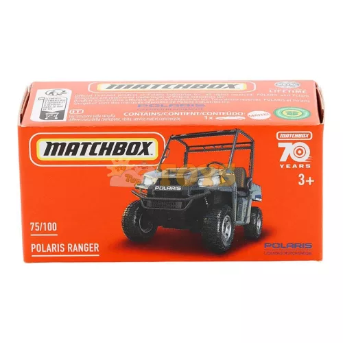 MATCHBOX Polaris Ranger HLD59 Mattel kisautó