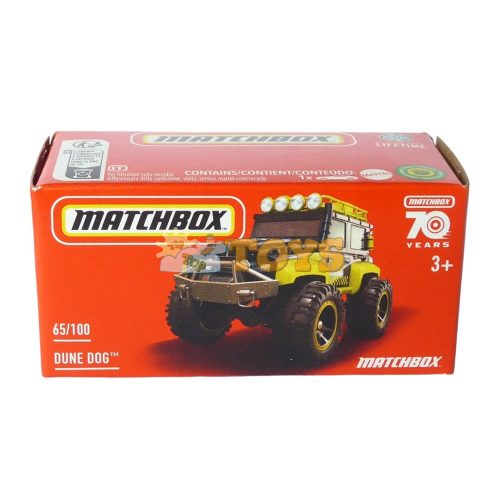 MATCHBOX Dune Dog HLF37 Mattel Kisautó
