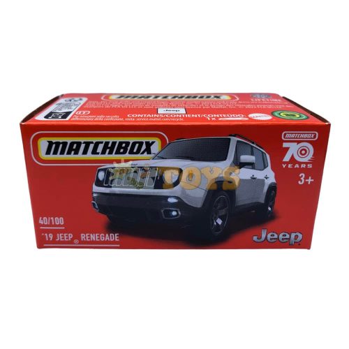 MATCHBOX kisautó 19 Jeep Renegade HLF23 Mattel