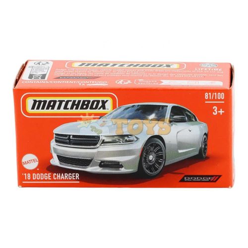 MATCHBOX kisautó 18 Dodge Charger HVR13 Mattel