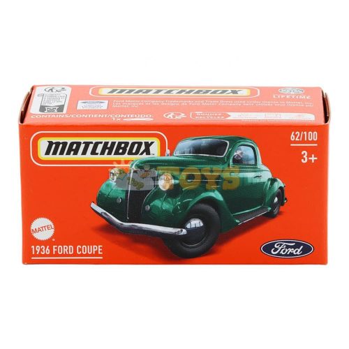 MATCHBOX kisautó 1936 Ford Coupe HVP92 Mattel