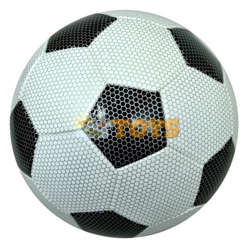 Futball labda focihoz 20 cm fekete-fehér PVC-ből