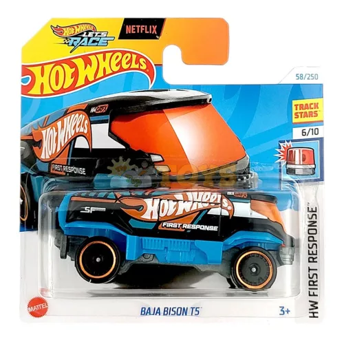 Hot Wheels Baja Bison T5 HTB61 HW First Response Metal Truck