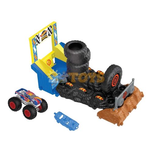 Hot Wheels Monster Trucks Smash Race Challenge játékkészlet HNB89