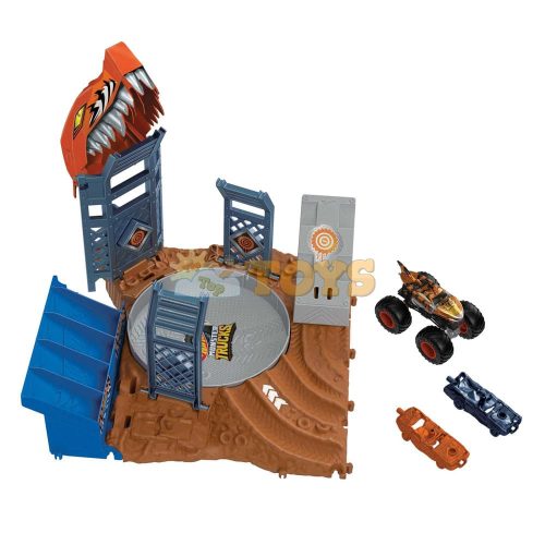 Hot Wheels Monster Trucks Spin-Out Challenge játékkészlet HNB93