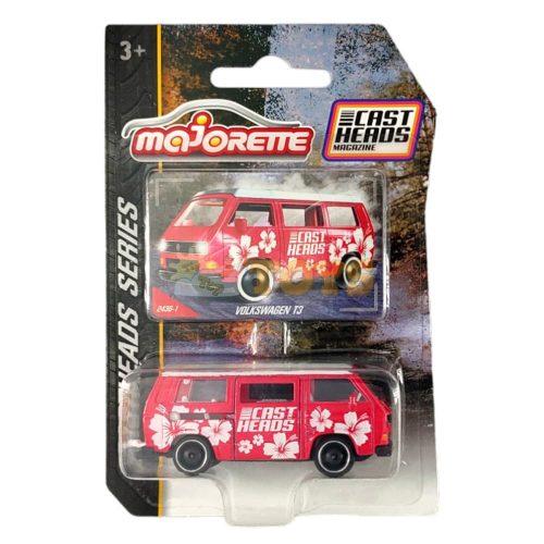 majorette kisautó Volkswagen T3 öntvényfejek sorozat 212054210
