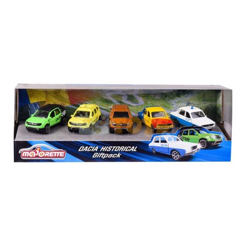 majorette 5 db kisautó készlet Dacia Historical Giftpack 212053166