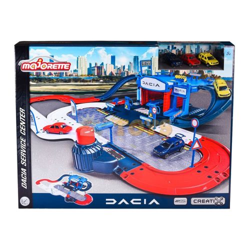 majorette Játszókészlet Dacia Service Center Kisautópálya 212050010