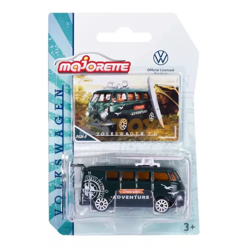 majorette kisautó Volkswagen T1 Adventure VW The Original Deluxe Cars