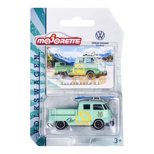 majorette kisautó Volkswagen T1 Peace VW The Originals Premium Cars