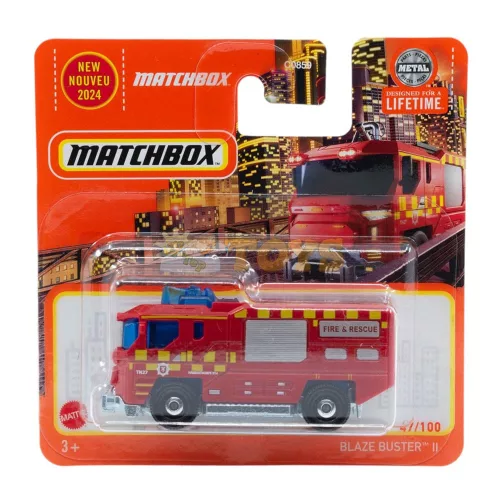 MATCHBOX Fém teherautó Blaze Buster II HVN44 Tűzoltóautó