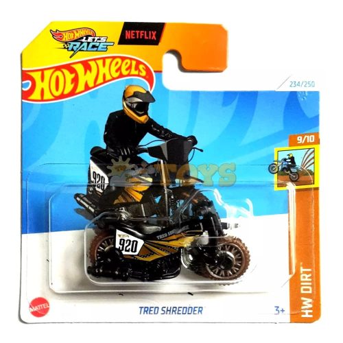 Hot Wheels fém motorkerékpár Tred iratmegsemmisítő HTB31 HW Dirt Mattel