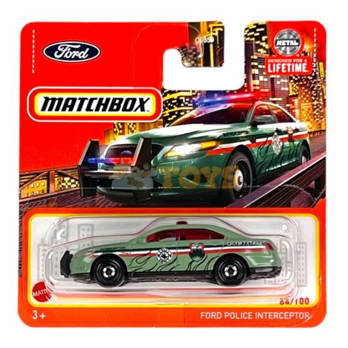 MATCHBOX Ford Police Interceptor HVN97 Mattel kisautó