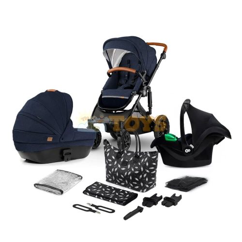 Kinderkraft Baby babakocsi 3 az 1-ben Prime 2 Mink Pro Navy 3 az 1-ben