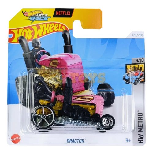 Hot Wheels kisautó Tractor Dragtor HTB20 - HW Metro - Mattel