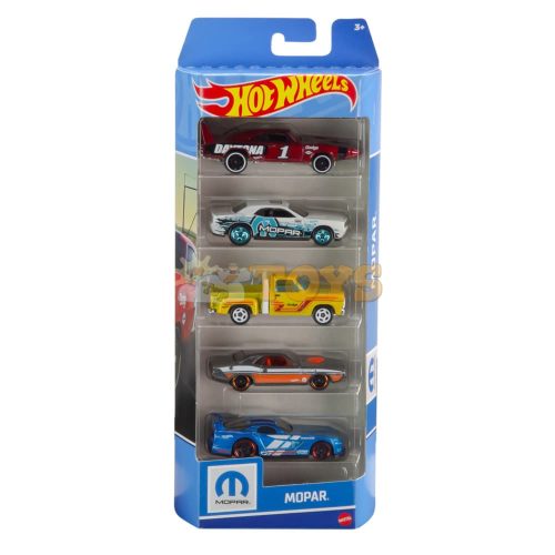 Hot Wheels 5 modell Mopar HTV48 Mattel autós szett