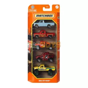   MATCHBOX 5 db fém MBX Off Road HVT68 autó készlet - Mattel
