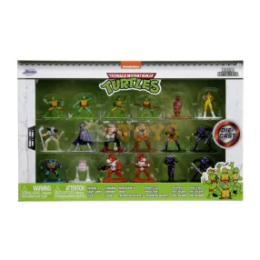   Jada Toys Set 18 fém figura Ninja Turtles 4 cm - Teknősök Nano metalfig