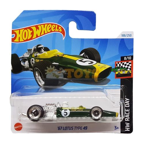 Hot Wheels '67 Lotus Type 49 HRY76 HW Race Day Metal Car