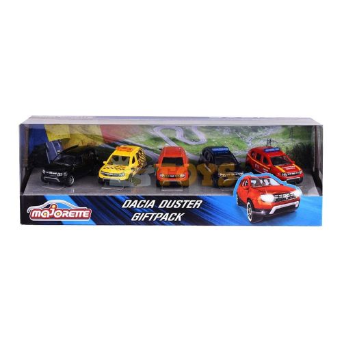 majorette 5 db Kisautóból álló készlet Dacia Duster Giftpack különböző modellek