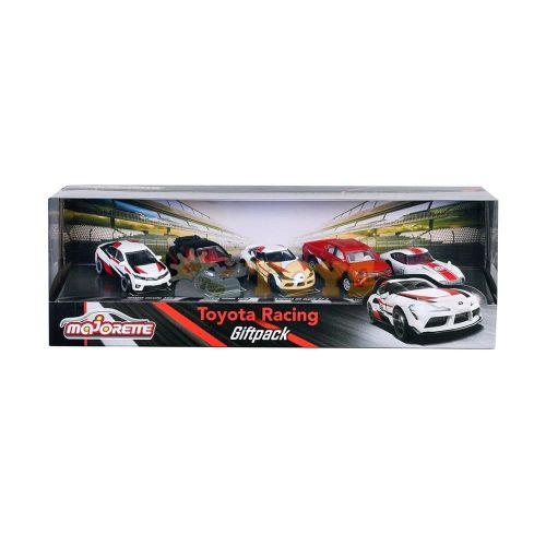 majorette 5 db Kisautóból álló készlet Toyota Racing Giftpack különböző modellek